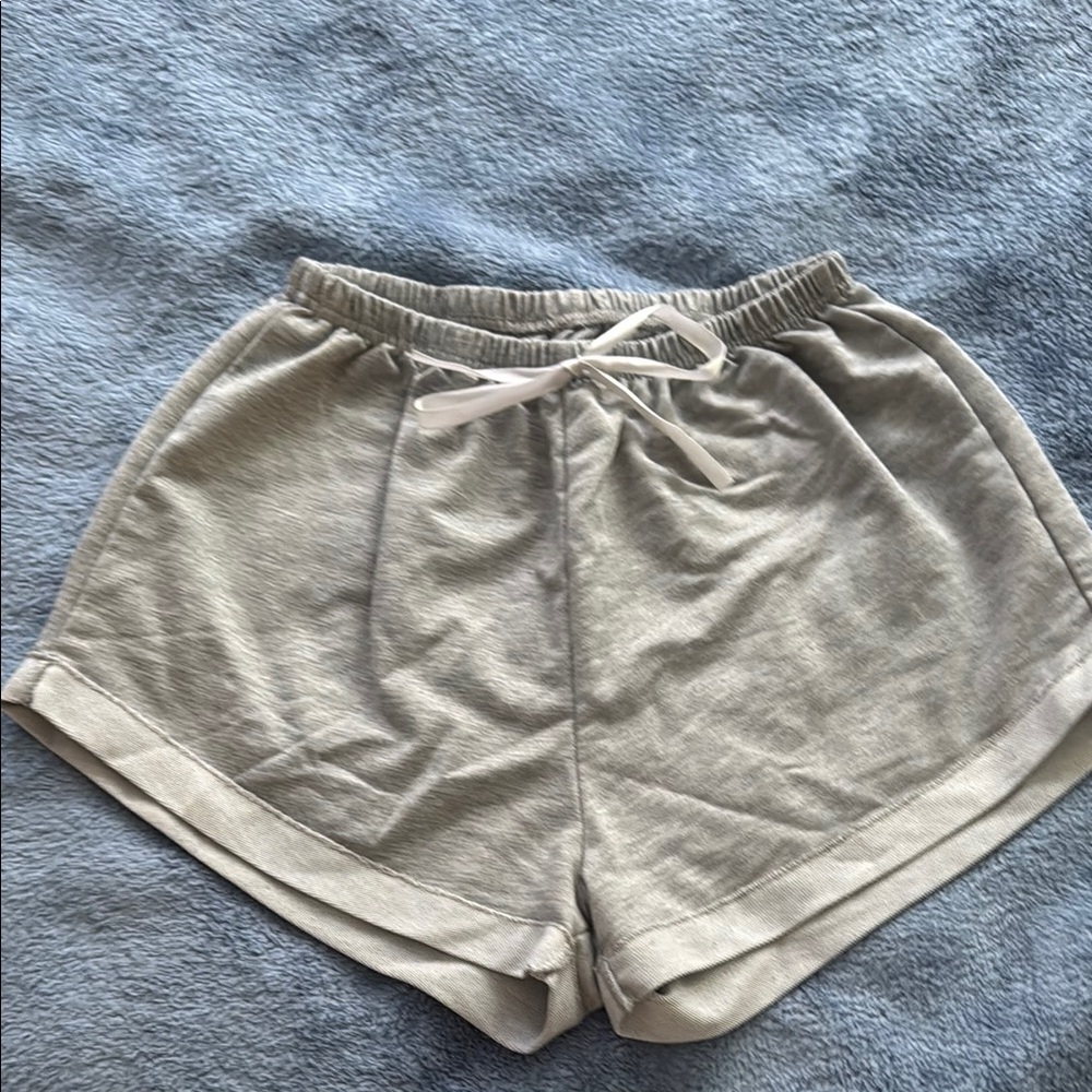 Women's Gray Casual Shorts